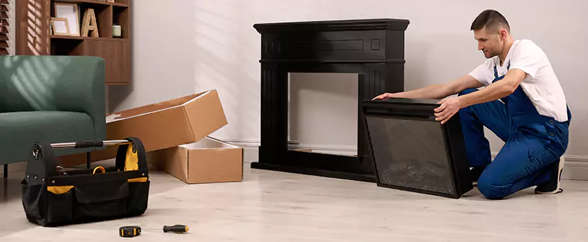 Old Rusted Metal Fireplace Repair And Replacement in Clarksville, TN
