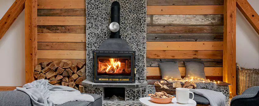 Thelin Hearth Products Direct Vent Gas Stove Fireplace Inspection in Clarksville, Tennessee